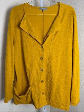 Habitat Clothes To Live In Sz M Cardigan Lagenlook Layering Natural Fibers